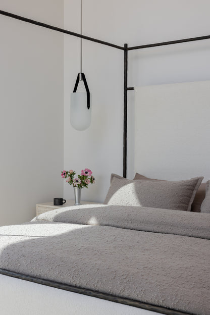 Organic Boucle Duvet Cover Set