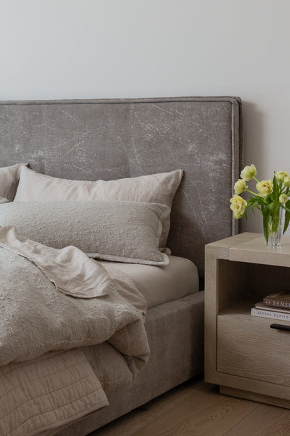 Organic Boucle Duvet Cover Set