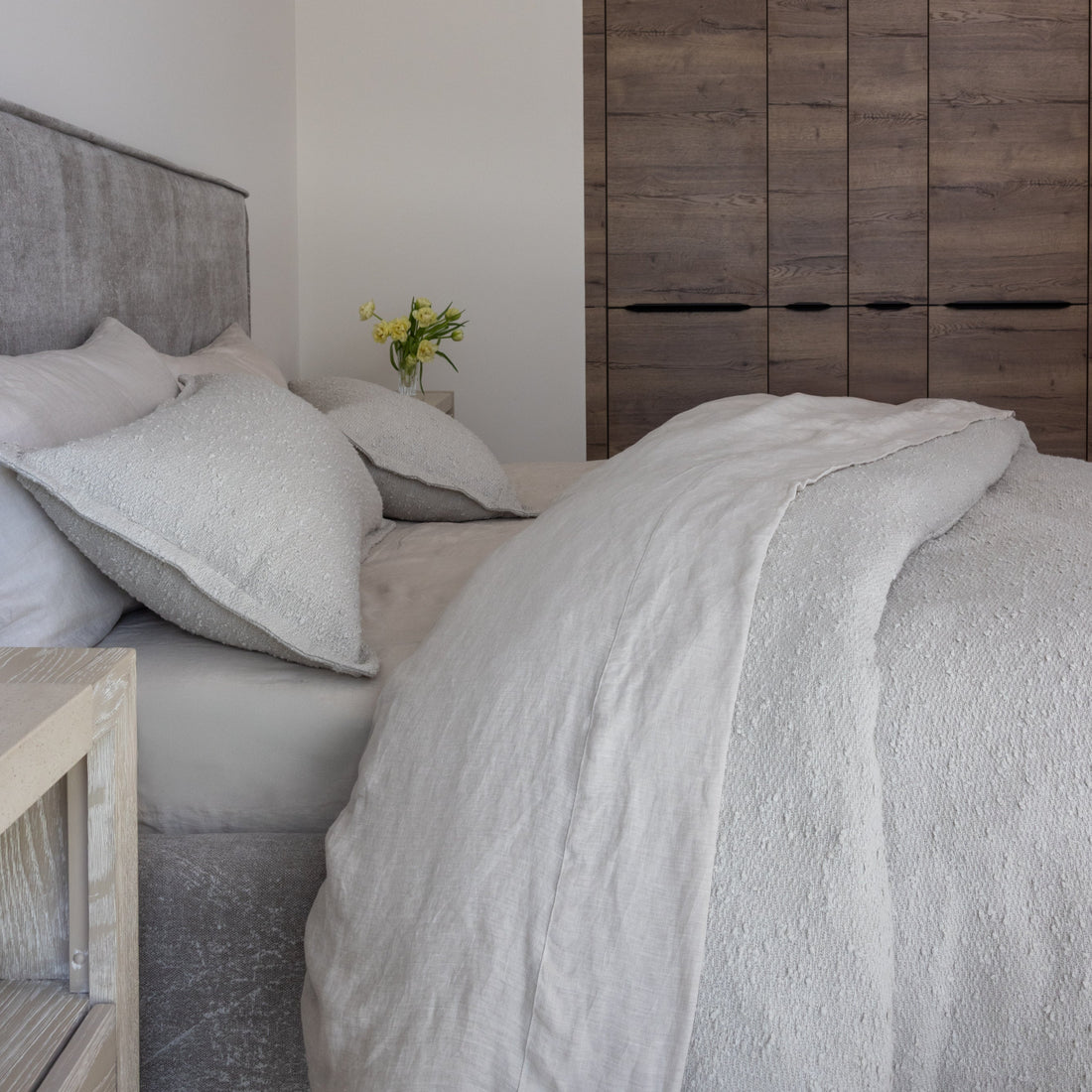 Organic Boucle Duvet Cover Set