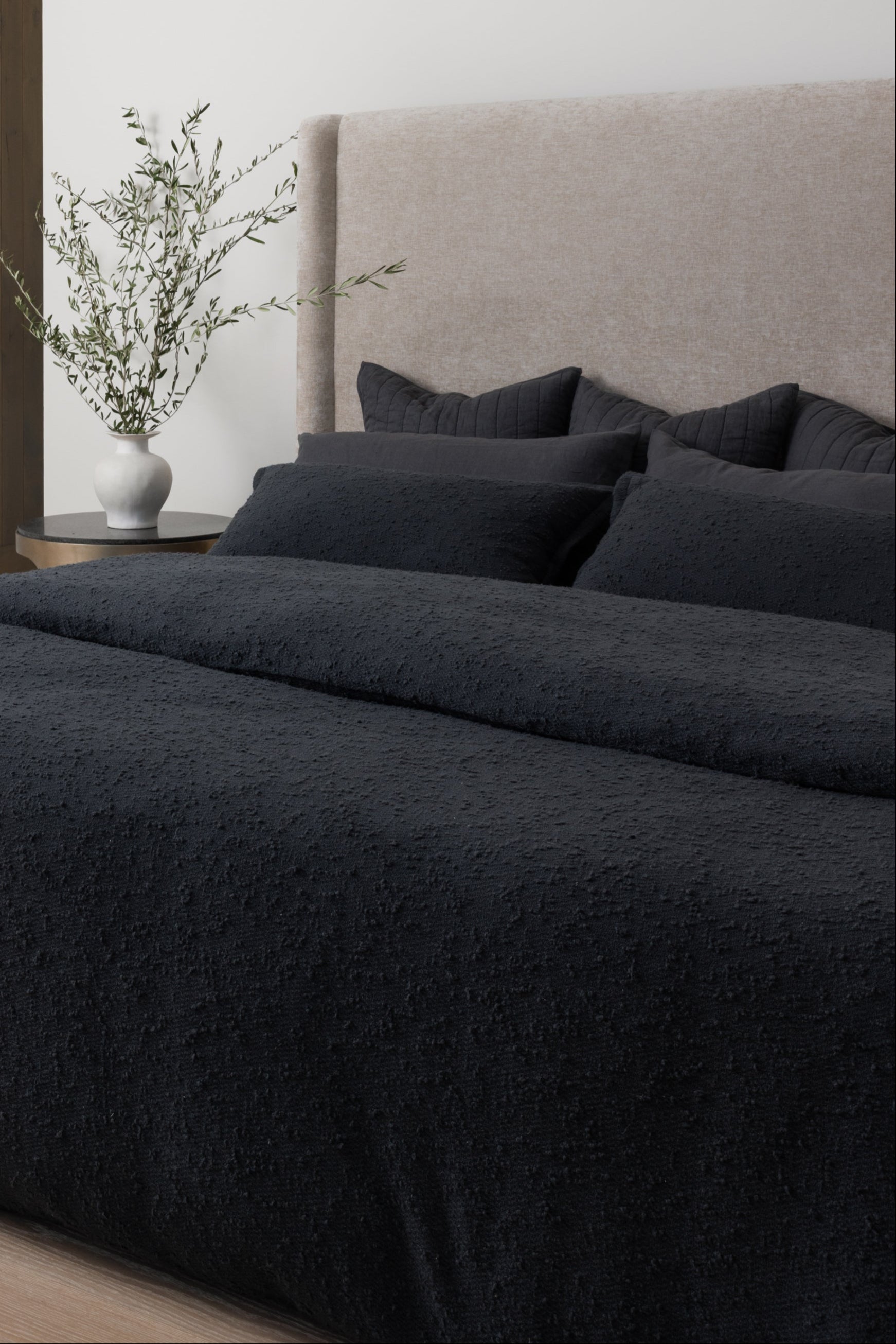 Organic Boucle Duvet Cover Set