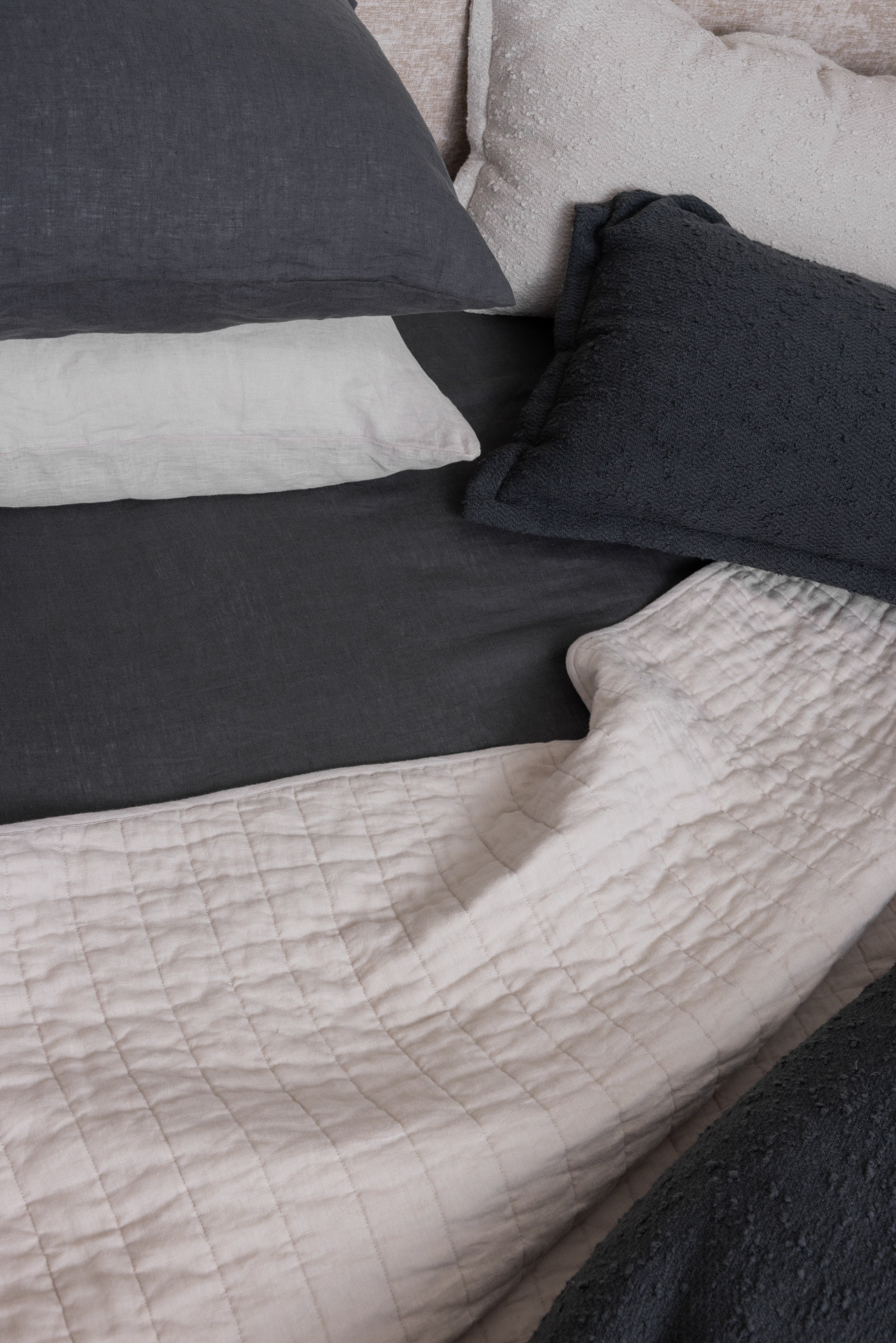 Organic Boucle Duvet Cover Set